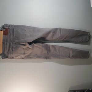 J. Crew Lookout High Rise Skinny Light Grey Mega Stretch Size 4 27 Womens Jeans